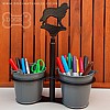 Hovawart Twin Holder Stand (Pens/Desk Tidy)